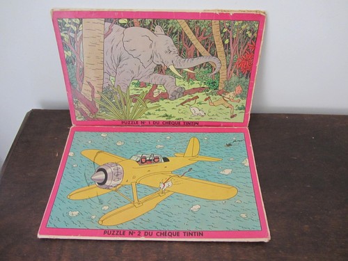 Puzzles chèque tintin et - n°1,