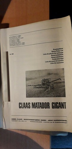 Claas moissonneuse matador - claas,