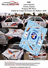 DECALS 1/43 REF 2699 PEUGEOT