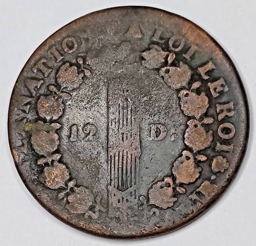 Monnaie royale deniers au - 12,