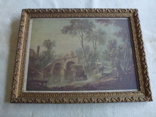 Tableau lithographie boucher - tableau,