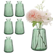 Lot de 6 petits vases en verre