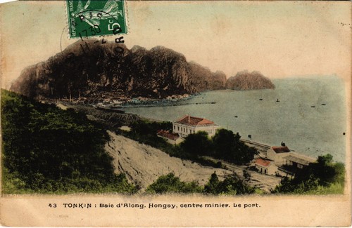 Cpa hongay baie - cpa, d'along