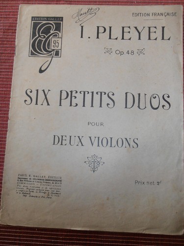 Partition six petits - partition,
