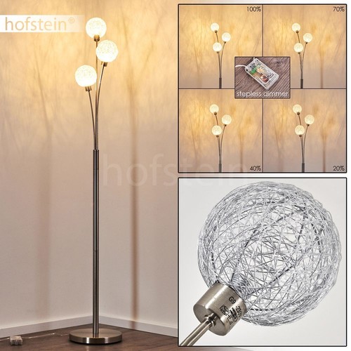 Lampadaire argenté lampe sur - lampadaire,