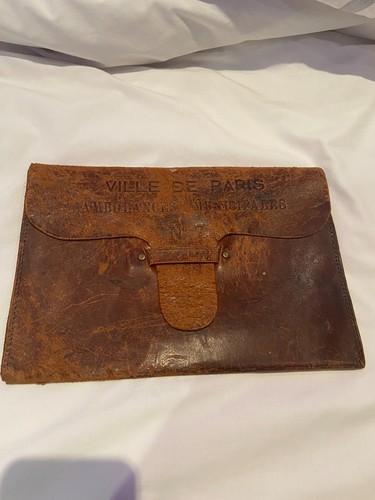 Sacoche ancienne cuir - ancienne,