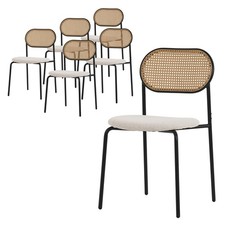 Lot de 6 chaises de salle à