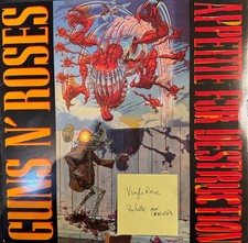 Guns N’ Roses appetite for destruction vinyle rose