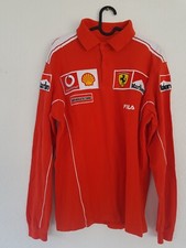 2004 Scuderia Ferrari Michael Schumacher polo shirt Marlboro (long sleeves)