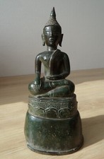 Antique Ancien Bronze BUDDHA BOUDDHA Thailand Thaïlande