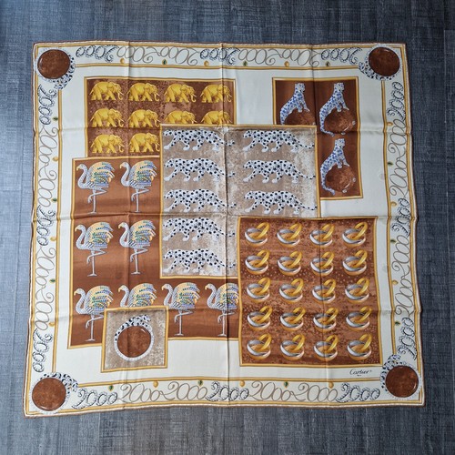 Foulard cartier 100 soie - cartier,
