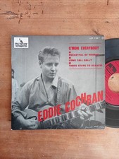 EDDIE COCHRAN C'MON EVERYBODY+3 BIEM FRENCH 45 TRS 7" EP EXC
