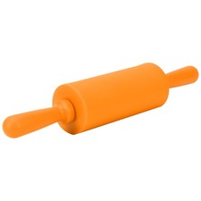 New NOn Stick Silicone Rolling Pin Pastry Dough Roller Baking Tool With Plastic