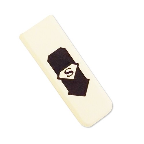 Briquet usb anti vent jaune - briquet,