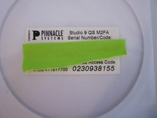 serial number code pour studio 9 pinnacle systems sans cd