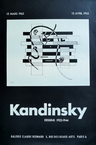 Kandinsky affiche exposition - kandinsky,