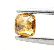 Naturel Véritable Diamant 0.37tcw Champagne Marron Coussin Rose Cut pour Datant