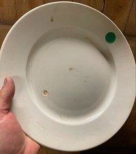 Creil & Montereau Plat Blanc