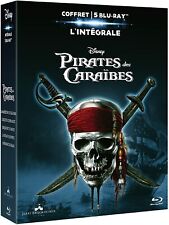 Coffret Bluray intégrale Pirates des Caraïbes - 5 Films Neuf