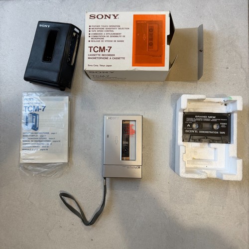 Vintage sony tcm walkman - vintage, tcm-7