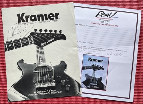 Real signed edward - real, halen