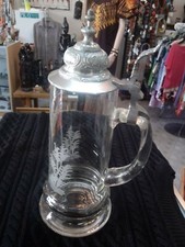Vintage German Beer Stein 11.5