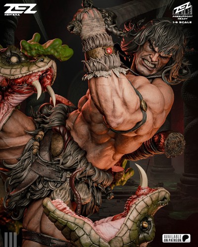 Conan figurine résine print - conan,