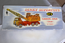DINKY S SUPERTOYS 1/43  -   CAMION-GRUE COLES DE 20 TONNES  (BOÎTE D'ORIGINE)