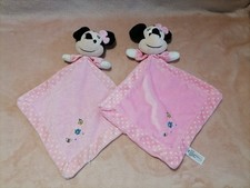 doudou plat Minnie rose pois