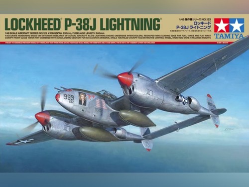 Tamiya lockheed 38j - tamiya, p-38j