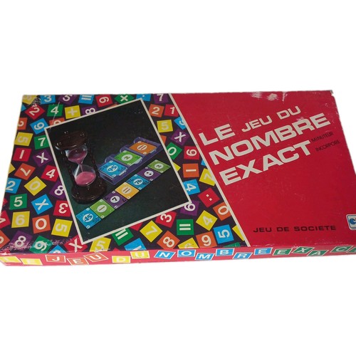 Jeu nombre exact vintage - du,