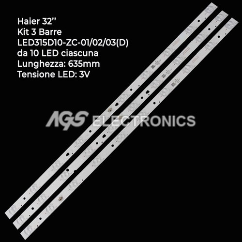 Kit barres strip - strip, led