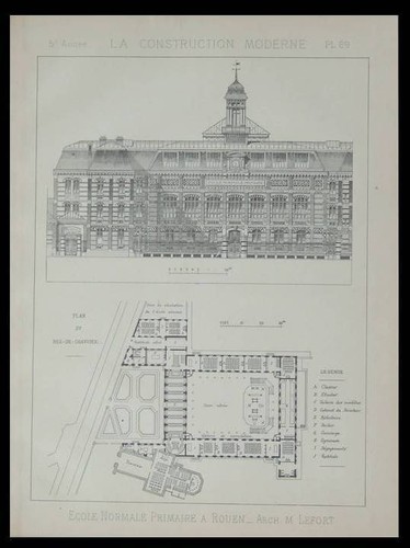 Rouen ecole normale primaire - rouen,,