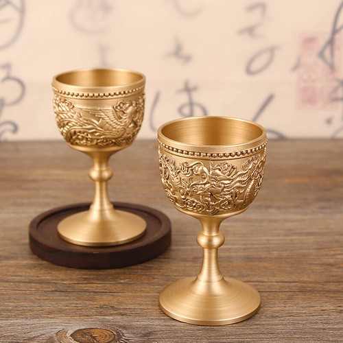 Laiton calice gobelet vin - laiton,