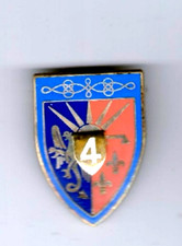 INSIGNE MILITAIRE 4e RH, 4ème Régiment de HUSSARDS arthus bertrand comme neuf