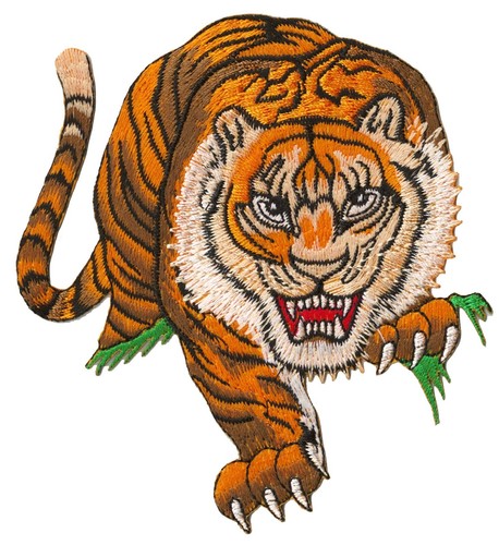 écusson patche tigre - patche,