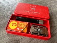 ancien rasoir Gibbs modèle Numéro 14 - Deux coupes en boite