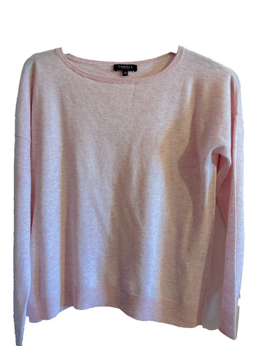 Caroll pull fin - rose, clair