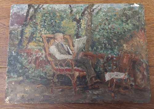 Tableau peinture huile sur