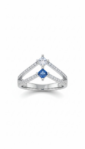 Bague carats diamants - bague, or