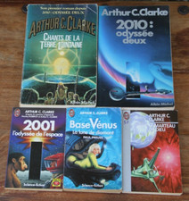 ARTHUR C. CLARKE - LOT DE 5 LIVRES - ODYSSEE - SF - DE 1983 à 1995 - BON ETAT