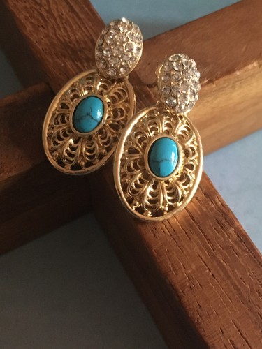 Vintage paire boucles - paire,