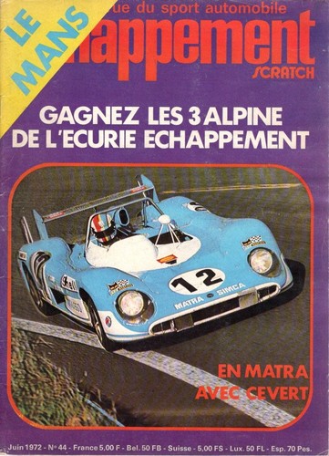 Echappement 1972 essai - echappement,