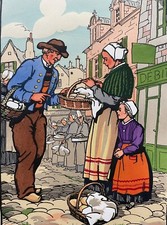 Pochoir des années 20, signé