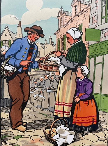 Pochoir des années signé - pochoir,