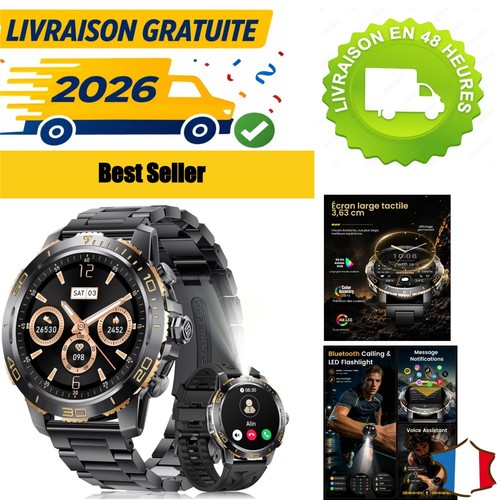 Montre connectée homme lige - connectée,