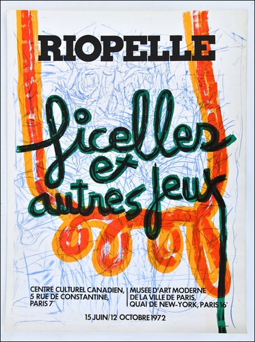 Affiche riopelle centre - riopelle,