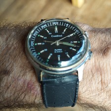 montre alarme vintage mécanique 