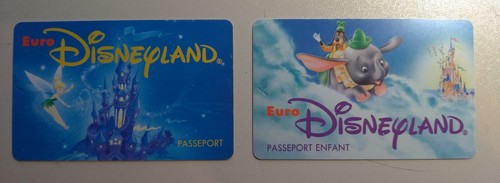 Passeport euro disneyland - 2x,