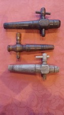 3 anciens robinet de tonneau